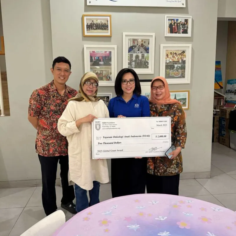 Donasi dari Yayasan MDRT