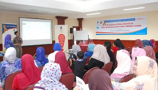 Seminar Meningkatkan Peran Orang Tua Pasien Dalam Mendampingi Anak Yang Terkena Kanker, Rumah Sakit Kanker Dharmais, Jakarta